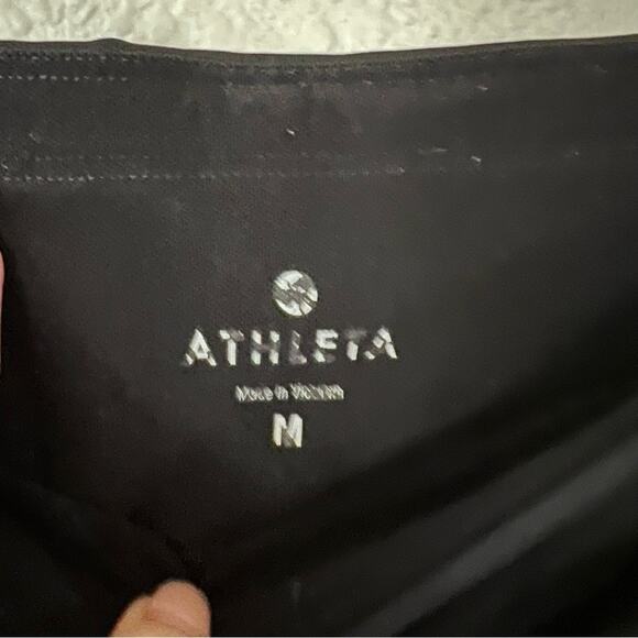 Athleta Black High Rise Sleet Traverse Tights Leggings MEDIUM - Picture 8 of 10